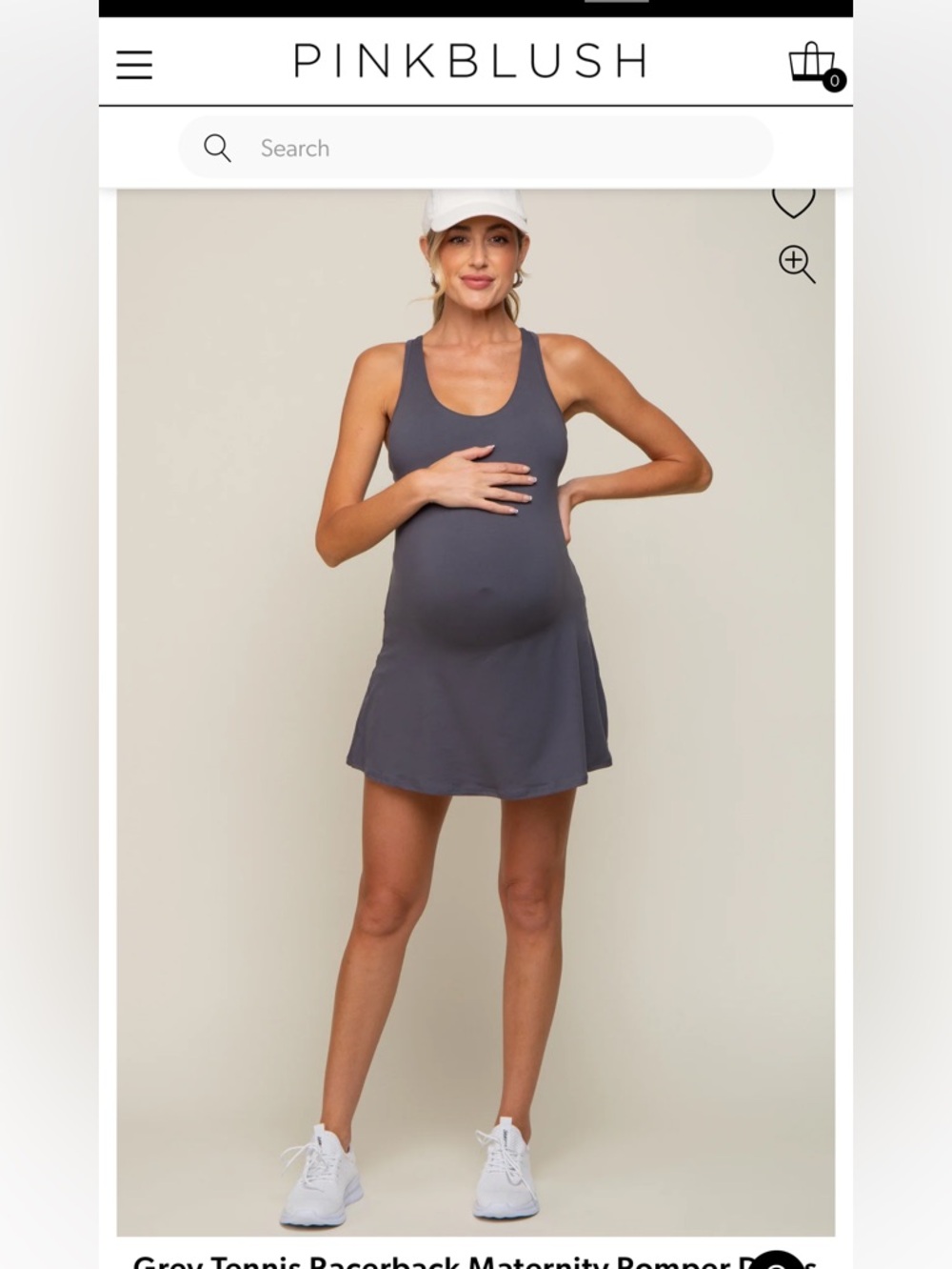Pink Blush Maternity - Active Wear Dress Medium - Picture 4 of 4